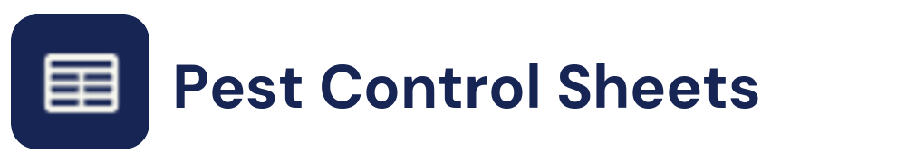Pest Control Sheets